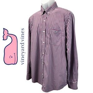 Vineyard Vines Performance Slim Fit‎ Tucker Shirt Lightweight Men’s Large